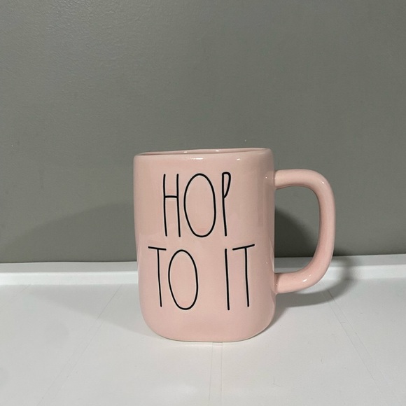 RAE DUNN “ BUNNY KISSES “ Mug w/ Topper - Picture 5 of 6